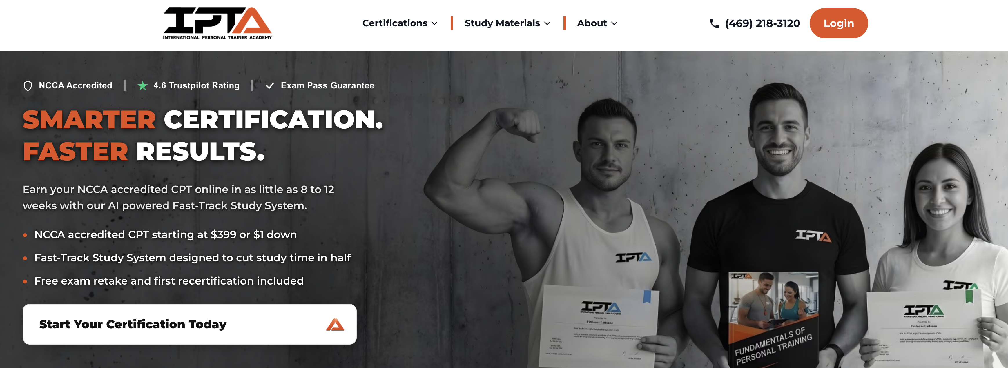 Best Personal Trainer Certification - IPTA
